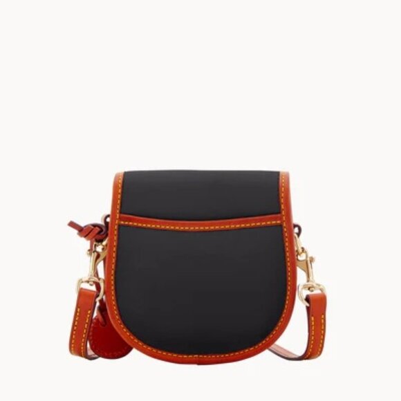 Dooney & Bourke Black All-Weather Pebbled Leather Duck Bag - Picture 4 of 4